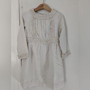 Bonpoint Cream Dress